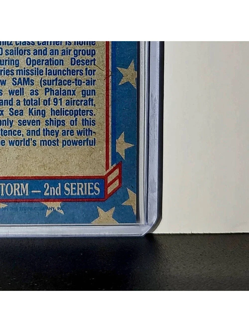 USS Dwight D. Eisenhower 1991 Topps Desert Storm #120 Card